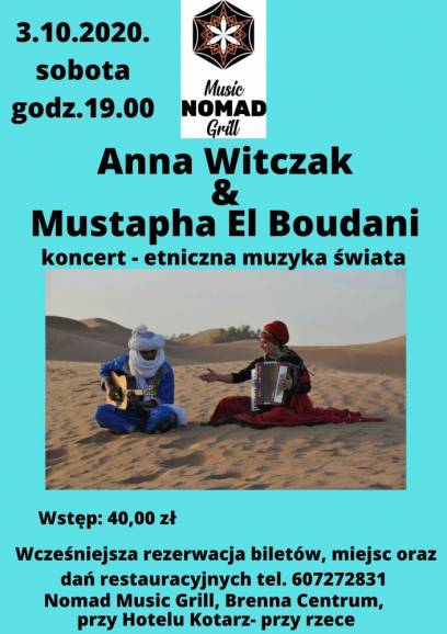Koncert -  Anna Witczak & Mustapha El Boudani 