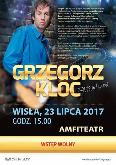 Koncert Chrześcijański Grzegorza Kloca