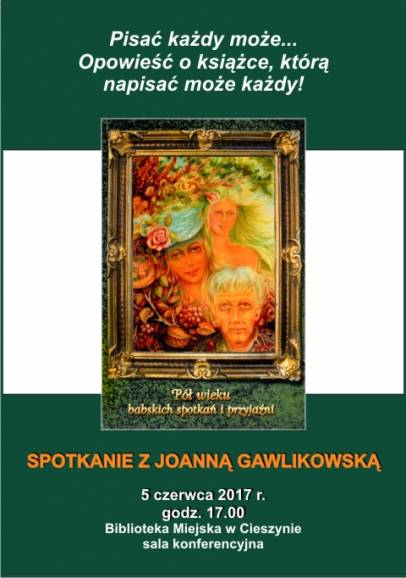 Spotkanie z Joanną Gawlikowską