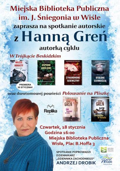 Spotkanie z autorką Hanną Greń 