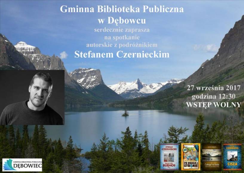 Spotkanie autorskie z podróżnikiem Stefanem Czernieckim