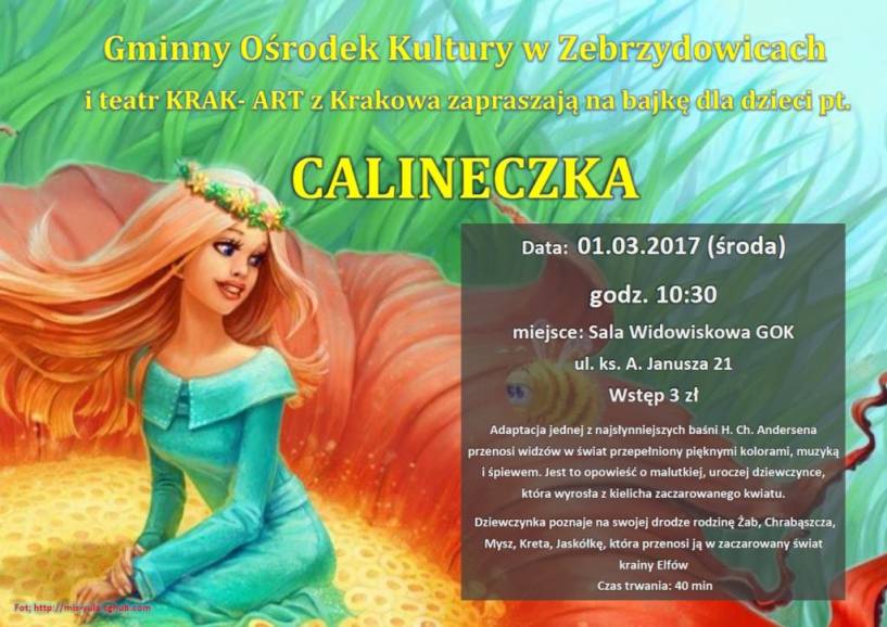 Calineczka - Bajka dla dzieci