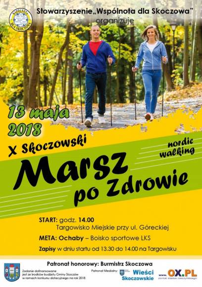 X Skoczowski Marsz po Zdrowie - nordic walking