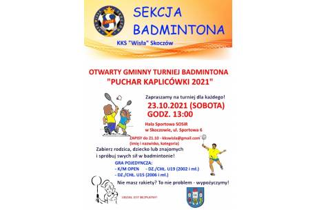 Turniej badmintona w grze pojedynczej