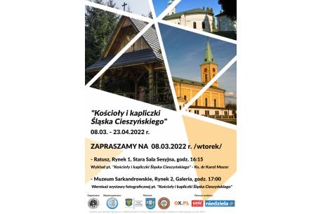 Wystawa fotograficzna: Kościoły i kapliczki Śląska Cieszyńskiego