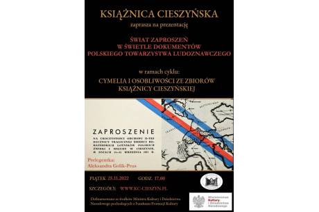 Świat zaproszeń w świetle archiwaliów Polskiego Towarzystwa Ludoznawczego