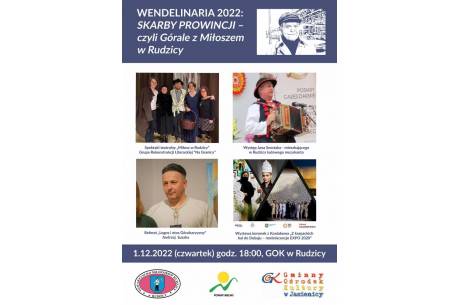 Wieczór góralski i seminarium naukowe w Rudzicy: WENDELINARIA 2022