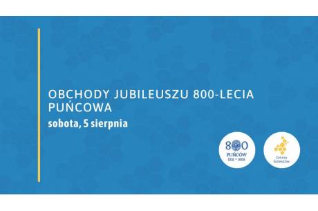 Oficjalne obchody jubileuszu 800-lecia Puńcowa
