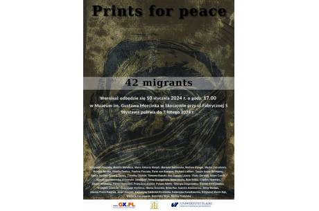 Międzynarodowa wystawa prac graficznych  "Migrant" w Muzeum im. Gustawa Morcinka 