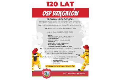 Festyn strażacki z okazji 120-lecia jednostki OSP w Dzięgielowie