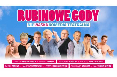 „Rubinowe gody” - komedia teatralna z plejadą polskich Gwiazd