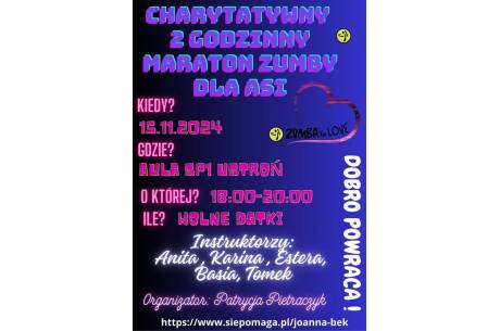 Charytatywny maraton ZUMBA FITNESS