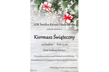 Kiermasz Świąteczny w Kaczycach