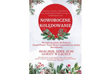 Noworoczne kolędowanie z Zespołem Pieśni i Tańca Ziemi Cieszyńskiej w Łączce