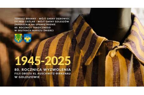  80. rocznica wyzwolenia filii obozu KL Auschwitz-Birkenau w Goleszowie