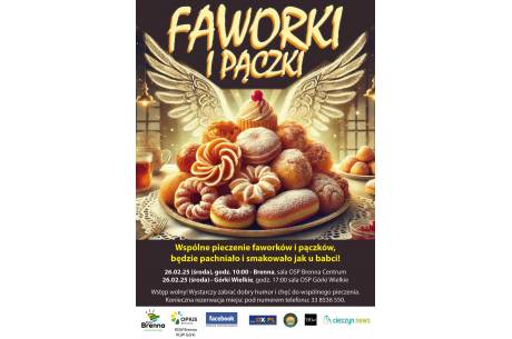 Wspólne pieczenie pączków i faworków