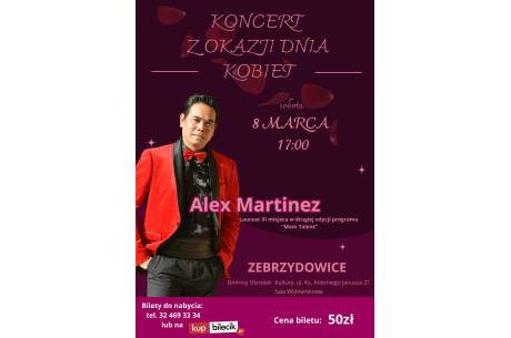 Alex Martinez: Koncert z okazji Dnia Kobiet