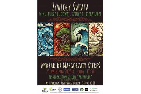 Żywioły świata w kulturze ludowej, sztuce i literaturze. Wykład dr Małgorzaty Kiereś