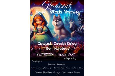 Koncert bajek i muzyki filmowej