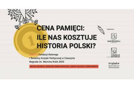 DEBATA pt. Cena pamięci: ile nas kosztuje historia Polski? 