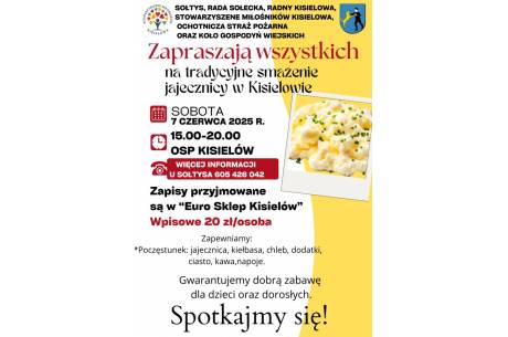 Tradycyjne smażenie jajecznicy w Kisielowie
