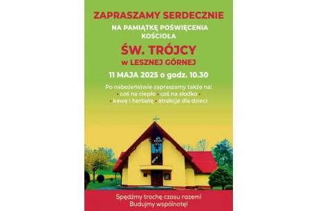 20-lecie poświęcenia kościoła Świętej Trójcy w Lesznej Górnej