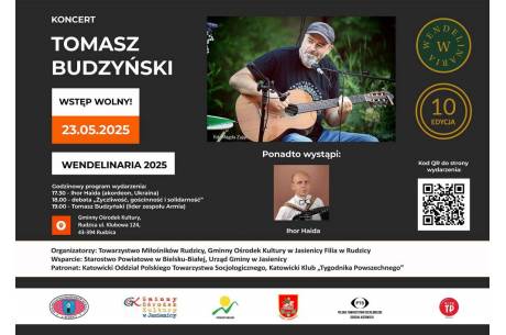 Koncert Tomasza Budzyńskiego - Wendelinaria 2025
