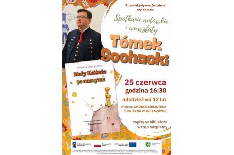  Tómek Sochacki - spotkanie autorskie i warsztaty w bibliotece w Goleszowie 