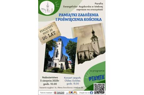 95-lecie Kościoła Ewangelicko-Augsburskiego w Istebnej "na Kurzyszowskim"
