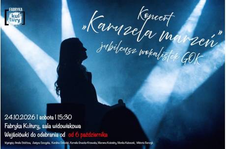 Koncert „Karuzela marzeń”. Jubileusz wokalistek GOK.