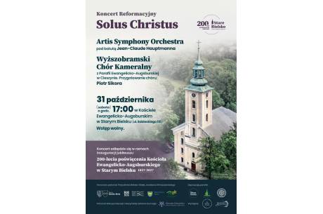 Koncert Reformacyjny "SOLUS CHRISTUS"