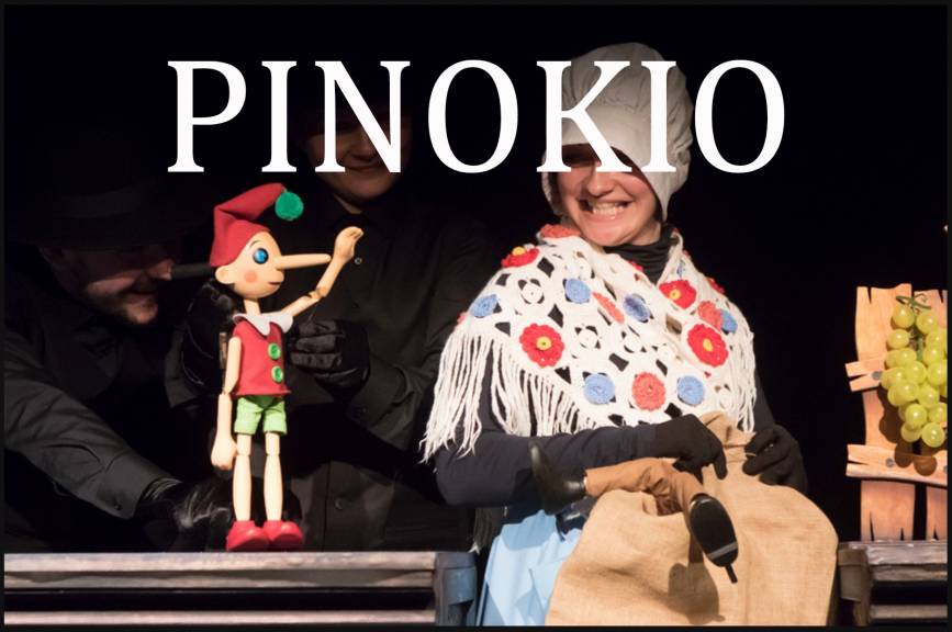 Teatralne popołudnie dla dzieci i rodziców Pinokio - spektakl dla dzieci w wykonaniu Sceny Lalek "Bajka" Teatru Cieszyńskiego w Czeskim Cieszynie