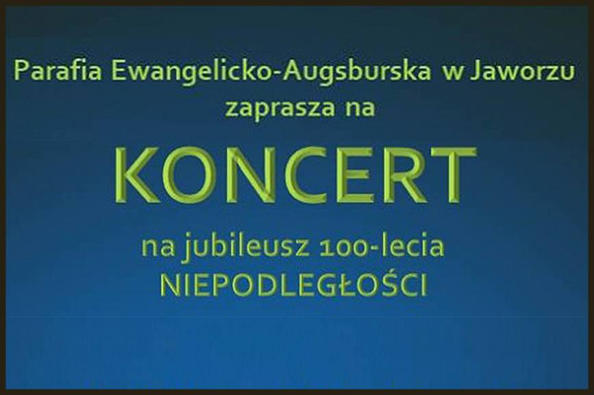 Koncert na jubileusz 100-lecia Niepodległości