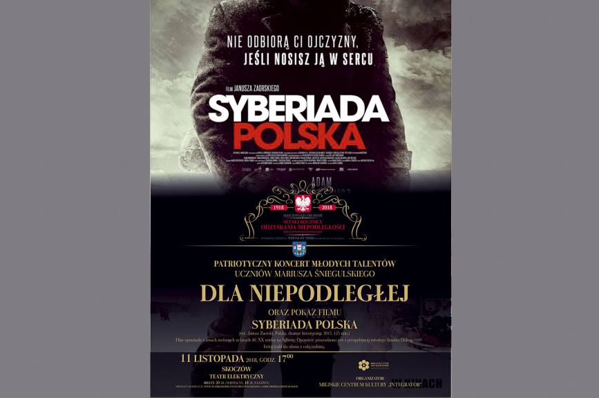 Patriotyczny Koncert Młodych Talentów oraz pokaz filmu Syberiada Polska