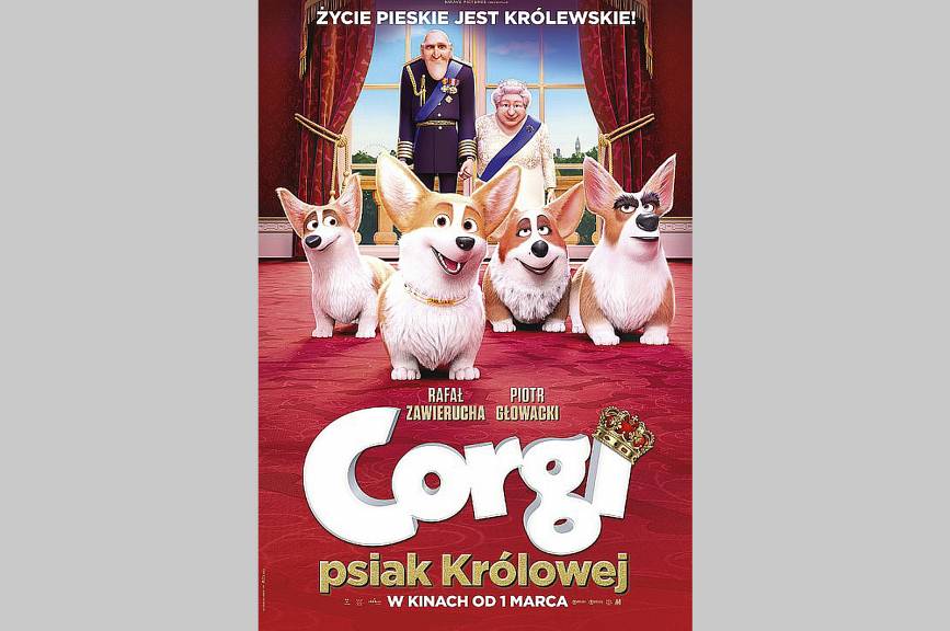 CORGI - PSIAK KRÓLOWEJ - dubbing ( animowana komedia familijna )