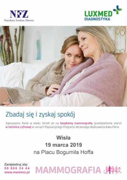 Bezpłatna mammografia w Wiśle