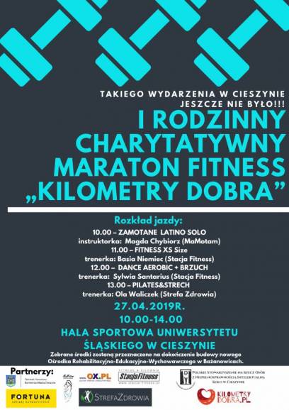I Rodzinny charytatywny Maraton fitness "Kilometry Dobra"  