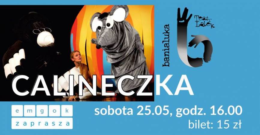 Calineczka - spektakl dla dzieci w wykonaniu Teatru "Banialuka" z Bielska-Białej