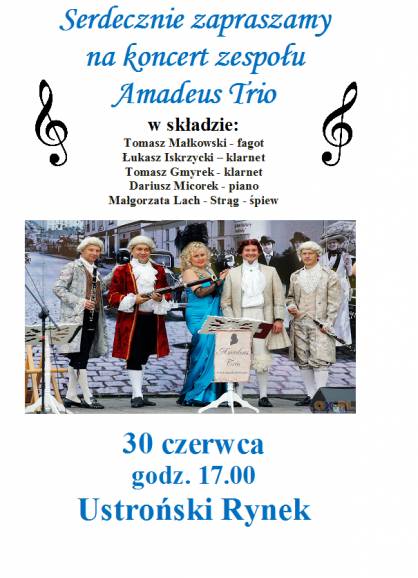 Koncert zespołu "Amadeus Trio"