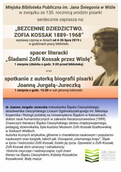 Zofia Kossak - prelekcja Joanny Jurgały-Jureczki