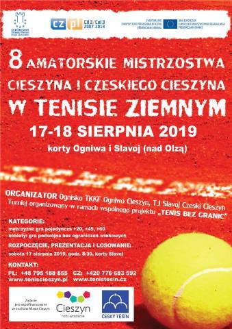 8 Amatorskie Mistrzostwa Cieszyna i Czeskiego Cieszyna w tenisie ziemnym