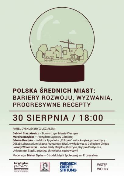 Debata „Cieszyn: Polska mniejszych i średnich miast”