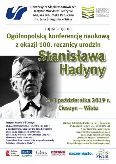 Ogólnopolska Konferencja Naukowa z okazji 100. rocznicy urodzin Stanisława Hadyny
