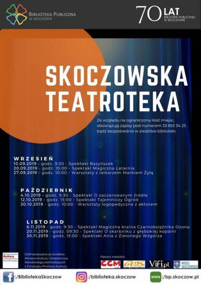 Skoczowska Teatroteka - Ania z Zielonego Wzgórza - spektakl dla dzieci