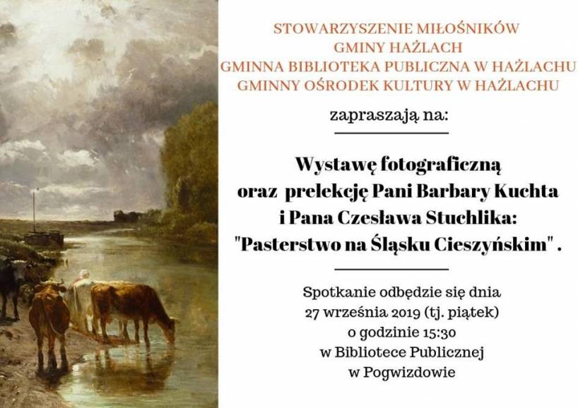 Pasterstwo na Śląsku Cieszyńskim - prelekcja Barbary Kuchty i Czesława Stuchlika