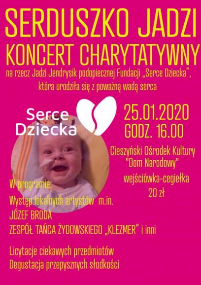 Serduszko Jadzi - koncert charytatywny na rzecz Jadzi Jendrysik