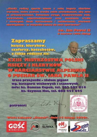 XXIII Mistrzostwa Polski Księży i Kleryków w narciarstwie Alpejskim o Puchar św. Jana Pawła II
