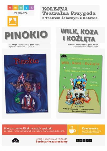 Pinokio - spektakl dla dzieci w wykonaniu Teatru Żelaznego z Katowic