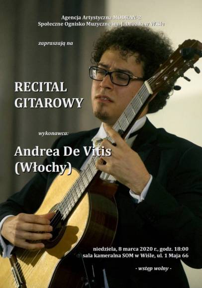 Recital gitarowy Andrea De Vitis