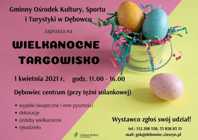 Wielkanocne targowisko w Dębowcu - ODWOŁANE!!!!